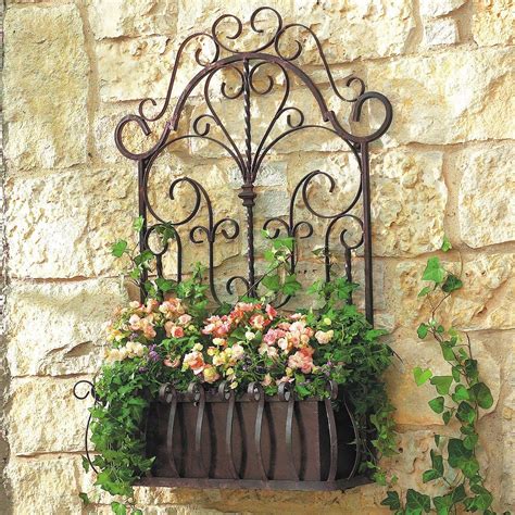 metal flower box vintage|decorative metal floral containers.